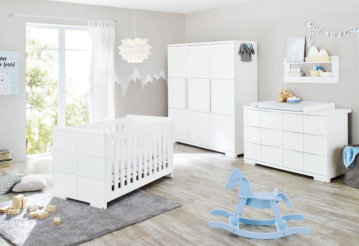 Pinolino Polar (Babybett, Wickelkommode, Kinderkleiderschrank)