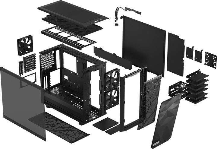 Image du produit Fractal Meshify 2 Noir TG Light (ATX)