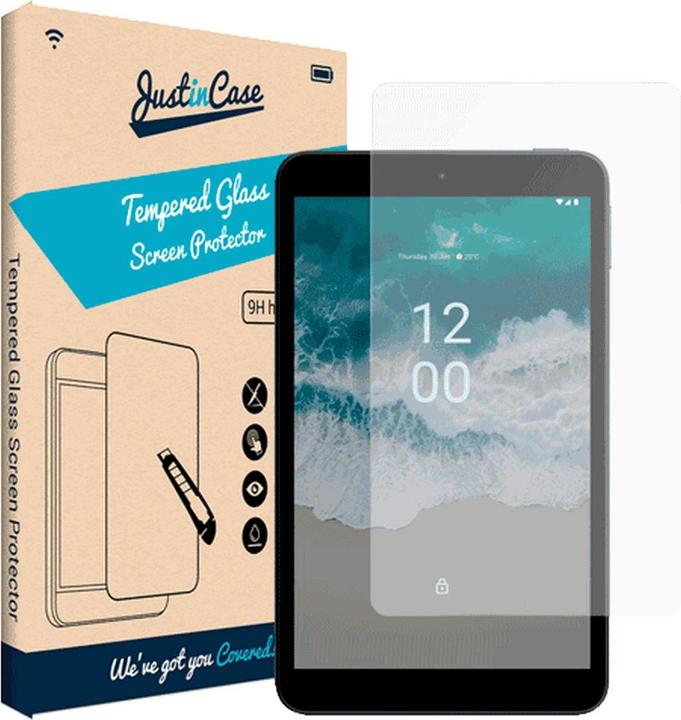 Actual product image Just in Case Tempered Glass Clear Screen Protector Nokia T10 (1 Piece, T10)
