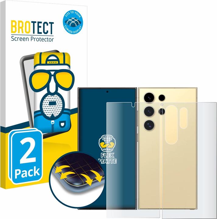 Actual product image BROTECT Full Cover Matte Screen Protector (2 Piece, Samsung Galaxy S24+)