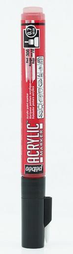 Actual product image Pebeo Acrylic Marker Extra Fine 0,7mm Tip (Red, 0.70 mm)