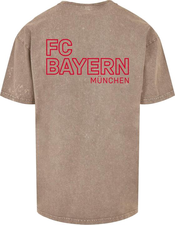 Actual product image FC Bayern München Mia San Mia VR Acid Washed Heavy Oversize Tee - 115275 (M)