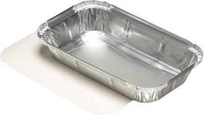 Produktbild Papstar Aluminium-Schale, eckig mit Deckel (10 x)