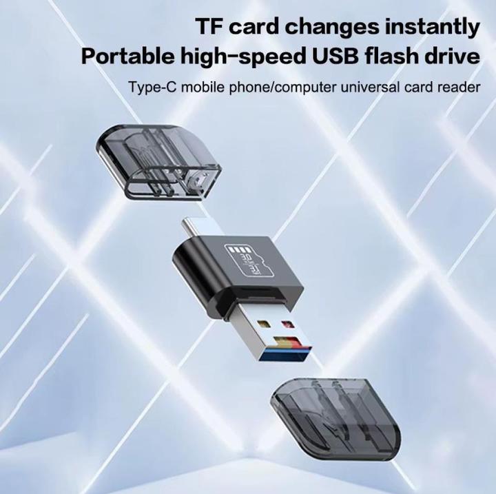 Immagine prodotto PowerGuard Adattatore per file fotografici da USB-C USB-A OTG a lettore di schede MicroSD (USB, Micro USB, USB-C)