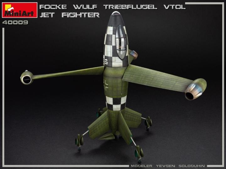 Actual product image Mini art Focke Wulf Triebflugel (VTOL) Jet Fighter
