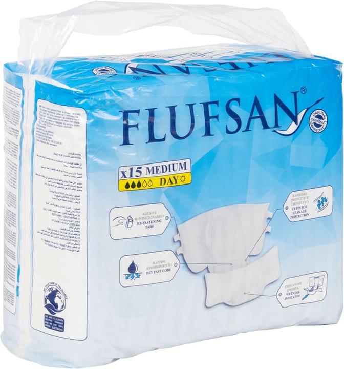 Produktbild VidaXL Flufsan Einwegwindeln für Erwachsene 15 Stk. Grösse (15 x, M)