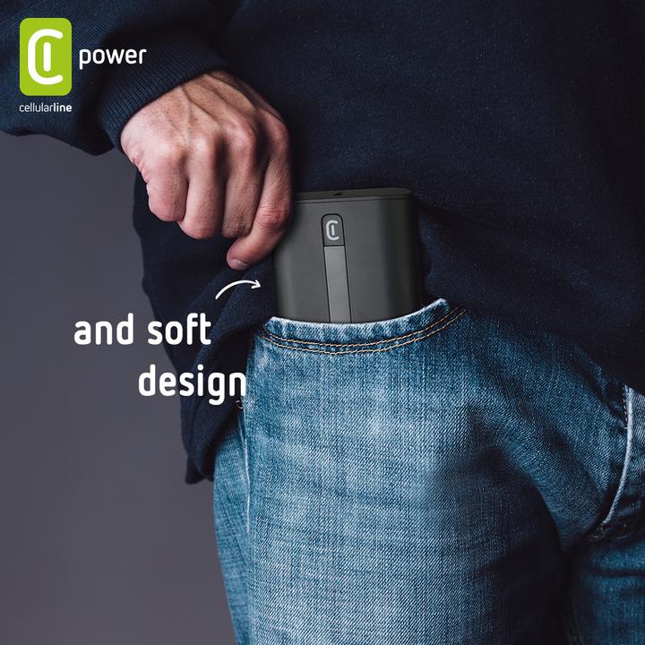 Actual product image Cellularline Thunder 10000 (10000 mAh, 20 W, 37 Wh)