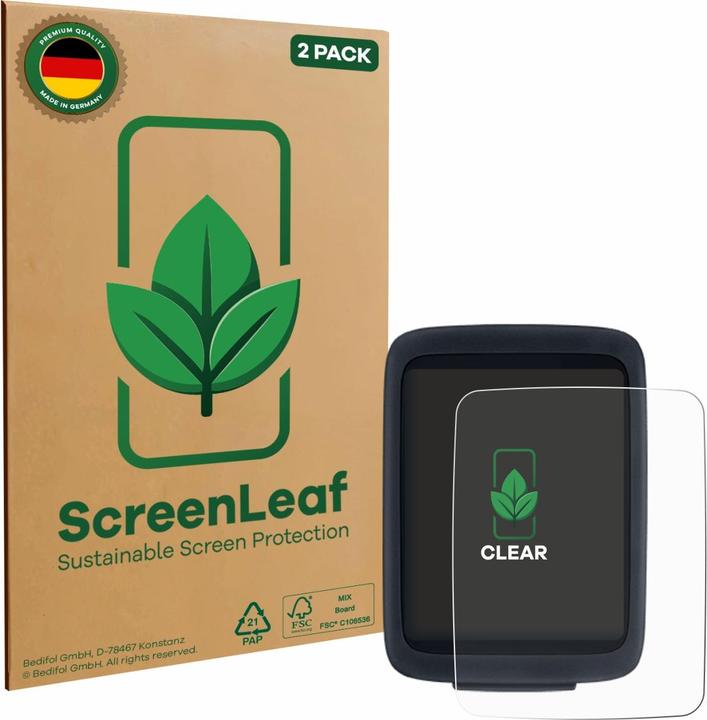 Actual product image ScreenLeaf Screen Protector sustainable Screen Protection, clear, anti-scratch