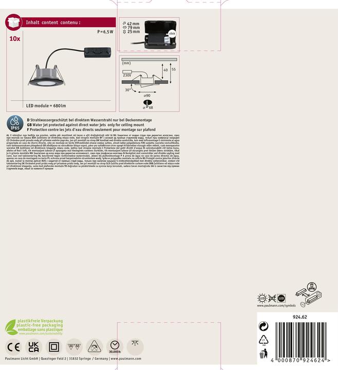 Produktbild Paulmann Calla Set (680 lm)
