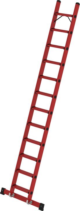 Produktbild Guenzburger Stufen-Anlegeleiter GFK mit Traverse 12 Stufen (Anlegeleiter, 317 cm)