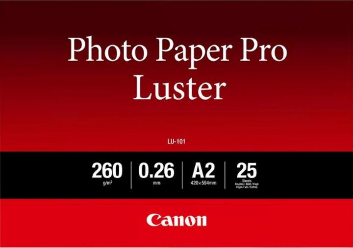 Productafbeelding Canon LU-101 Pro Luster (260 g/m², A2, 25 x)