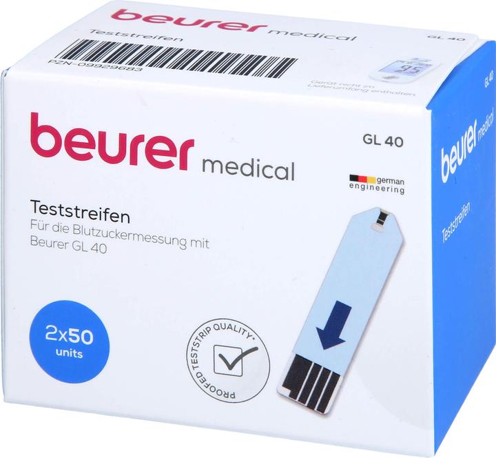 Produktbild Beurer GL 40 Teststreifen (100 Stk.) (Teststreifen)