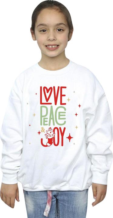 Immagine prodotto Disney The Aristocats Marie Love Peace Joy Felpa Ragazze (140, 146)