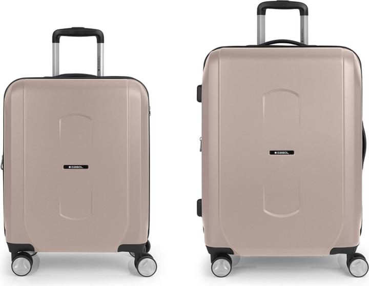 Actual product image Gabol Ocean 4-wheel suitcase set 2-piece with expansion fold (129 l)