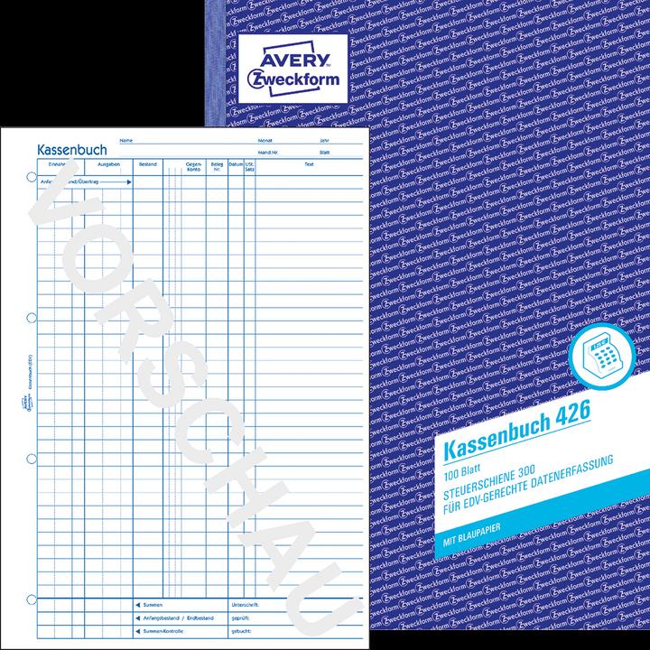 Image du produit Avery Livre de caisse 426 (100 x)