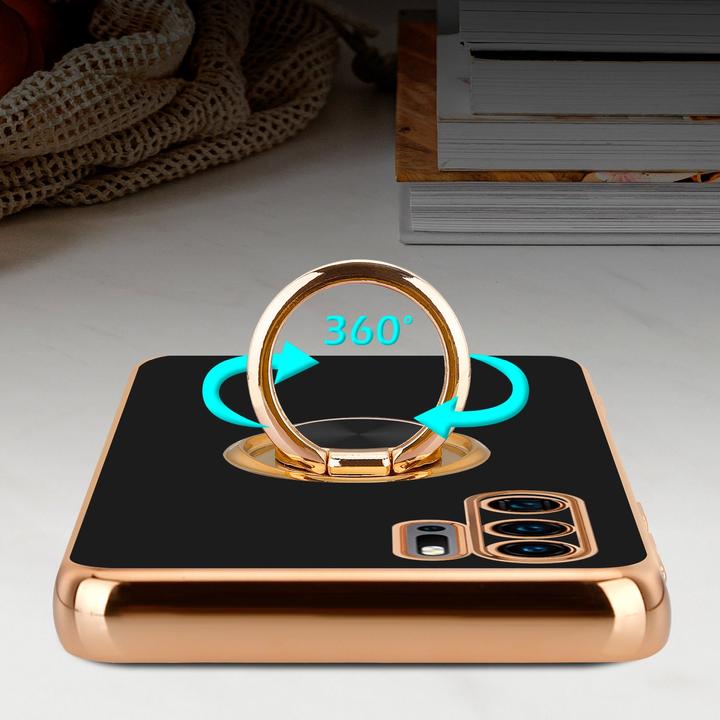 Produktbild Cadorabo Hülle für Huawei P30 PRO im TPU mit Kameraschutz und Ring LM089 Style (Huawei P30 Pro)
