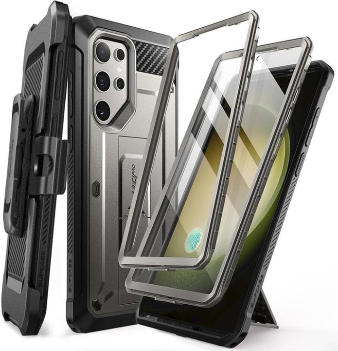 Supcase Unicorn Beetle Pro Supcase- gris (Samsung Galaxy S24 Ultra)