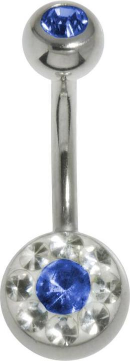 Produktbild Bijouteria Bauchpiercing (Chirurgenstahl 316L, Epoxiharz, Kristall)