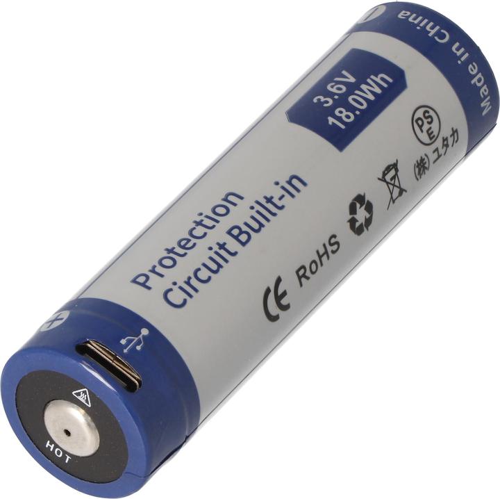 Immagine prodotto Keeppower Batteria 2 pezzi 21700 con protezione PCB incl. possibilità di ricarica USB-C (2 pz., 5000 mAh, Accumulatore di carica elettrica)