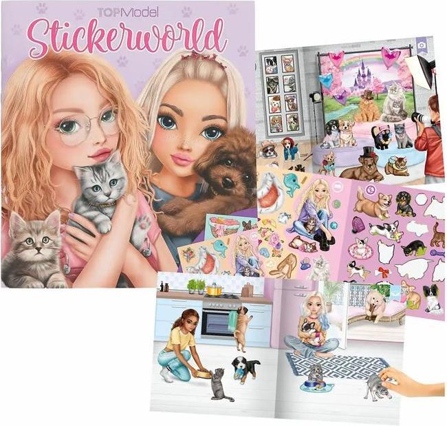 Produktbild Magni DEPESCHE TOPModel Stickerworld KITTY and DOGGY