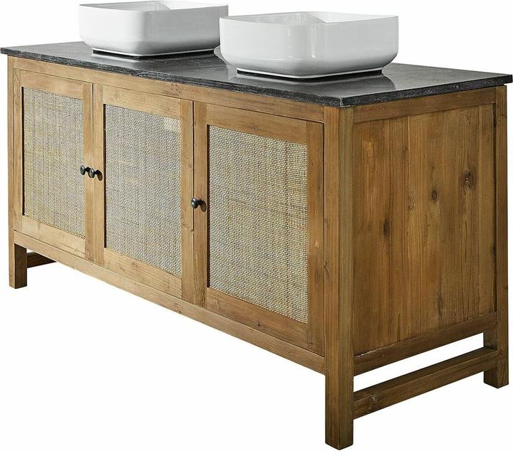 Actual product image Loberon Double washbasin Jovelle brown