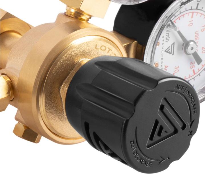 Immagine prodotto Stahlwerk Mini riduttore di pressione Regolatore di pressione 200 bar per miscela argon CO2