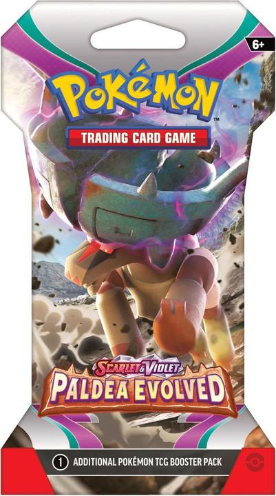 Image du produit Pokémon JCC - Écarlate et Violet - Pack de Booster Blister Évolutions à Paldea (1 Booster aléatoire) (Anglais, Pack de boosters)