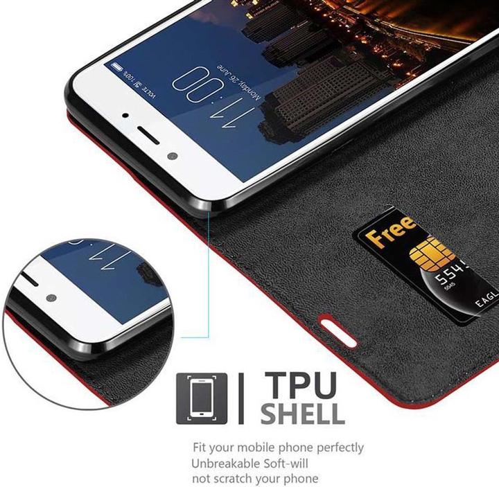 Productafbeelding Cadorabo Boek Onzichtbare Magneethoes (ZTE Nubia N2)