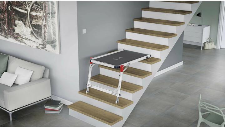 Image du produit Hailo TP1, Palier d'escalier, La solution innovante et sûre pour rénover et décorer votre cage d'escalier (Plate-forme de travail, 93 cm)