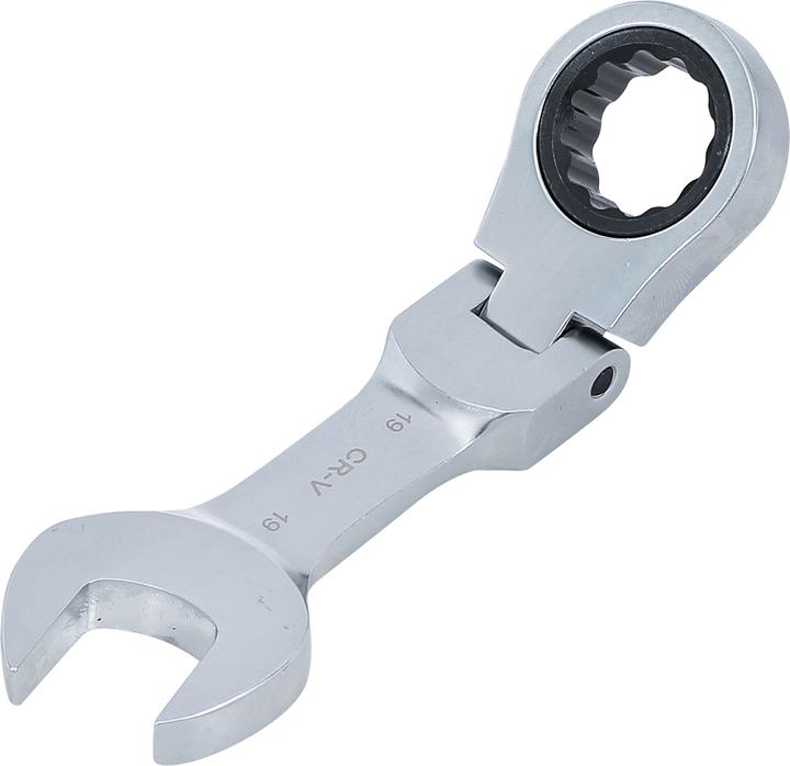 Image du produit BGS Clé mixte à cliquet courte à couder 19 mm (19 mm)