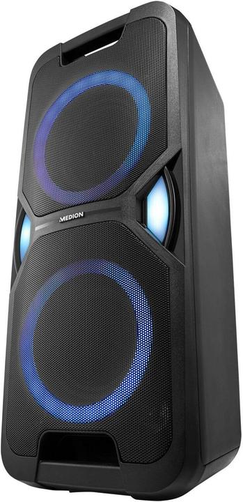 Actual product image Medion MD 44468 Party loudspeaker black (15 h, Electrical connection, Rechargeable battery operated)