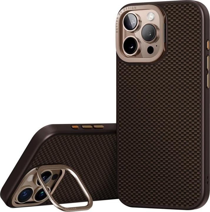 Produktbild Uniq Keva Max Magclick Charging Camera Stand Case for iPhone 16 Pro - Brown (Apple iPhone 16 Pro)
