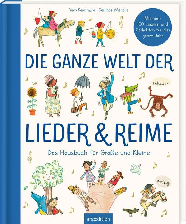 Immagine prodotto Die ganze Welt der Lieder und Reime (Tedesco, Gerlinde Wiencirz, Yayo kawamura, 2024)