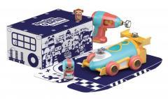 Learning Resources Educational set. Assembled racing car.