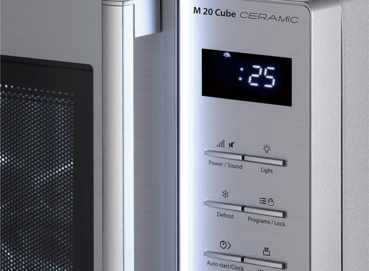 Produktbild Caso Mikrowelle M 20 Cube Ceramic, Silber (20 l)