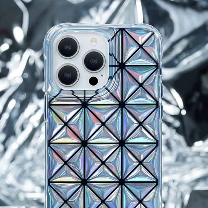 Actual product image Kingxbar Miya Series Case for iPhone 14 Pro Cover Back Cover Rainbow (Apple iPhone 14 Pro)