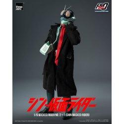 Actual product image ThreeZero Kamen Rider FigZero action figure 1/6 Masked Rider No.2+1 (Shin Masked Rider) 32 cm