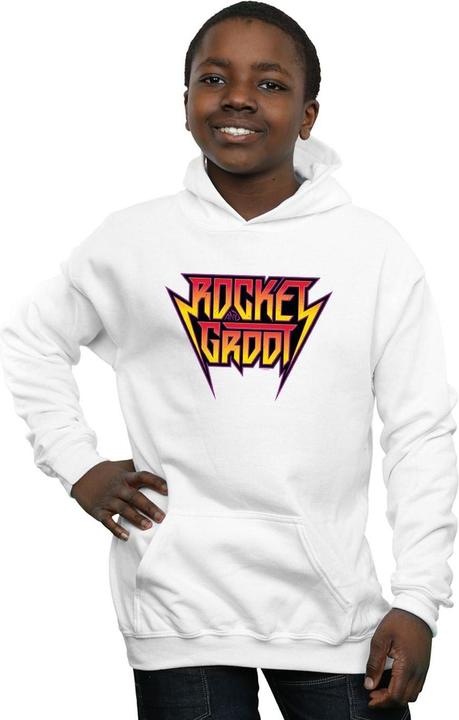 Produktbild Guardians Of The Galaxy Vol. 2 Rocket And Groot Metal Logo Kapuzenpullover Jungen (152, 158)