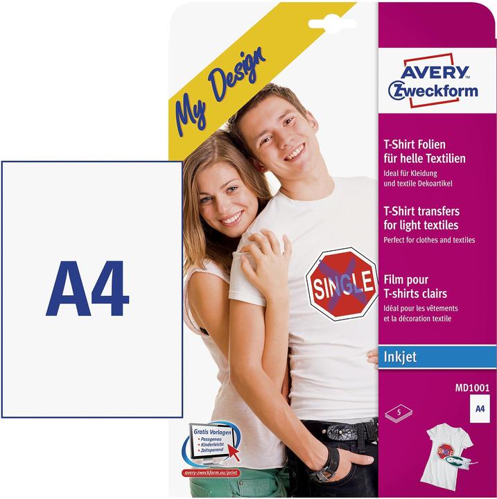 Produktbild Avery Textilfolie für leichte Textilien