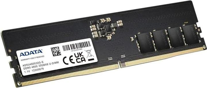 Image du produit Adata AD5U480032G-S Module mémoire GB DDR5 ECC (1 x 32GB, 4800 MHz, RAM DDR5, DIMM)