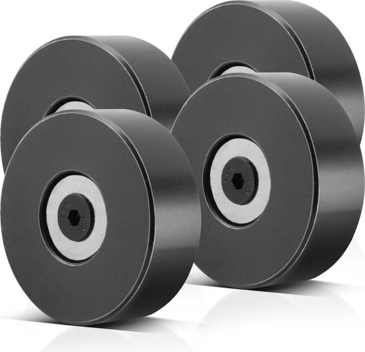Produktbild Stahlwerk Magnet-Anschlag stapelbar 44 x 15 mm universell einsetzbar 4er Set (4 x)