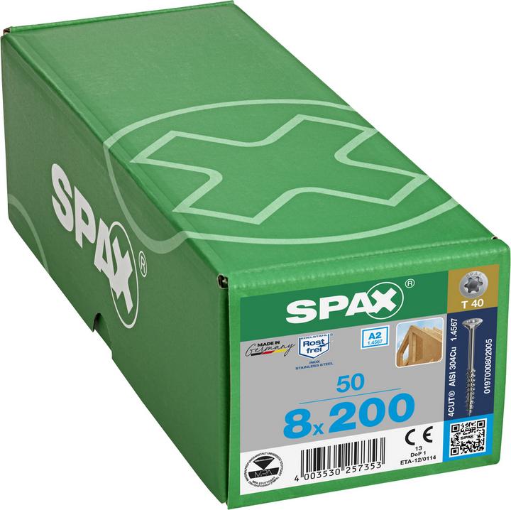 Productafbeelding Spax Houtbouwschroeven (50 Schroeven per stuk)