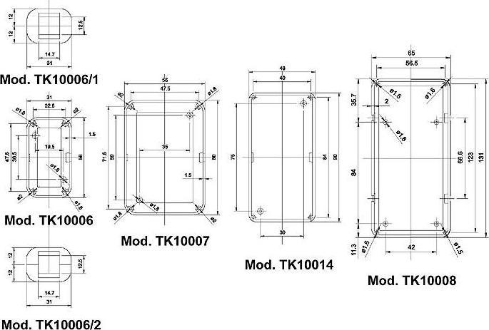 Image du produit Teko Boîtier universel ABS 56 x 31 x 24.5 mm (Boîtier)