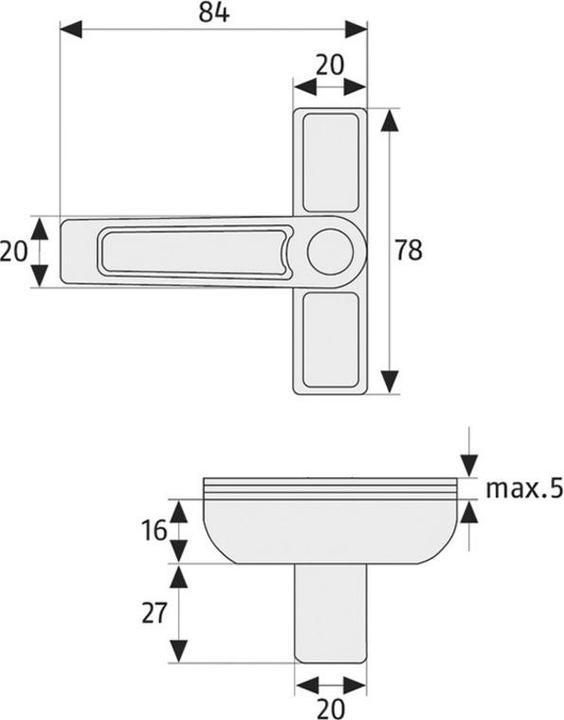 Produktbild Abus Fenster-Zusatzschloss 2510