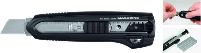 Immagine prodotto Tajima Coltello multiuso con caricatore automatico e 3 lame 18 mm (Taglierini)
