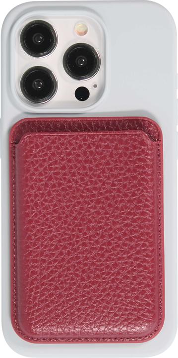 Actual product image PhoneLook MagSafe magnetic card holder made of vegan leather with strong magnets