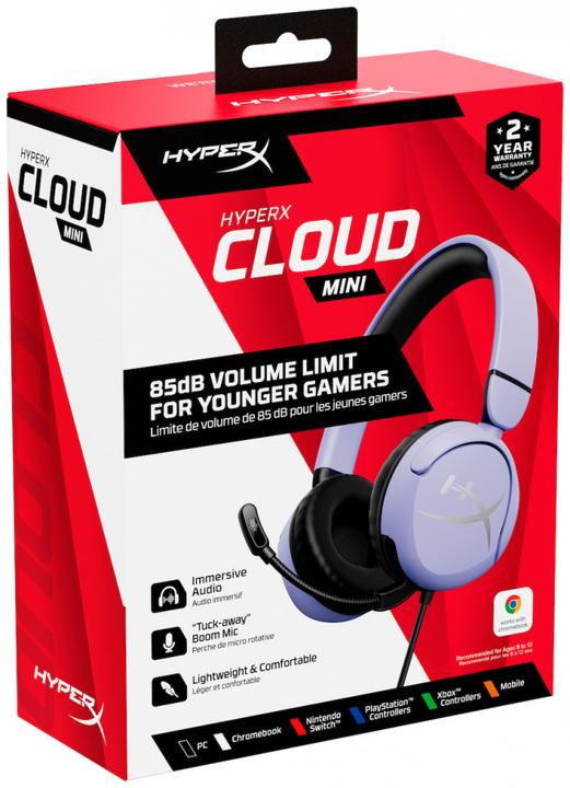 Immagine prodotto HyperX 7G8F5AA Cloud Mini Kids Lavanda (Cablato)