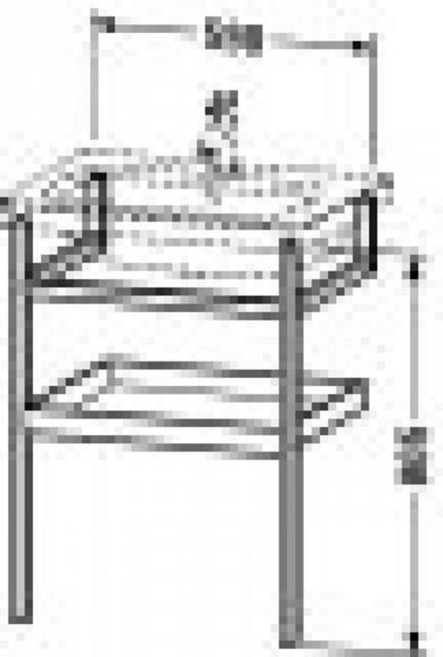 Produktbild Duravit Handtuchhalter DURASTYLE 440x590mm m Abl. we matt/nussbaum massiv
