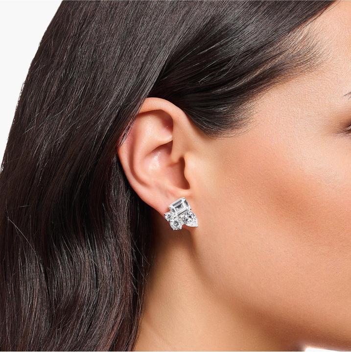 Actual product image Thomas Sabo Stud earrings with four white stones silver (925 silver)