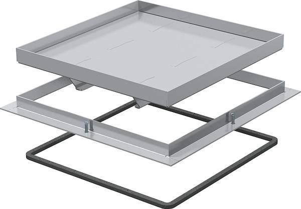 Produktbild OBO Bettermann OBO RK SL1 V3 25 Rahmenkassette blind 383x383x25 V2A schwerlast (Kabel)